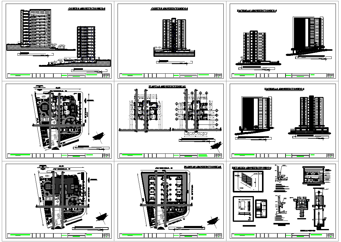 Modern Residence Project Detail Dwg File Cadbull