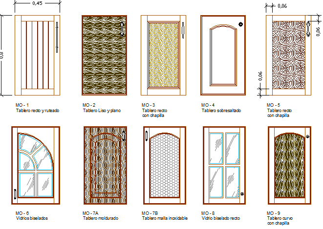 Modern Door Design Architecture Project Dwg File - Cadbull