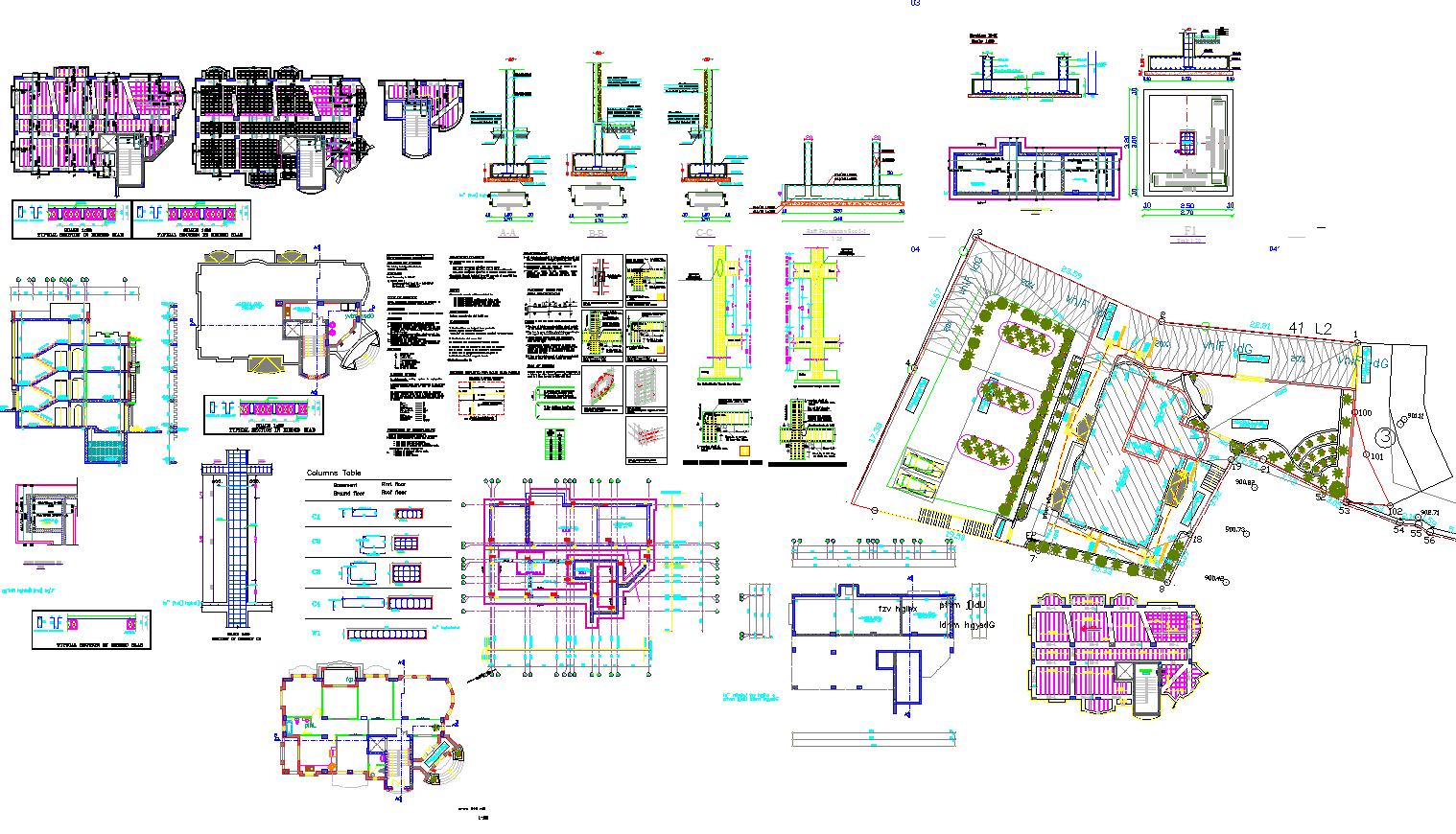 Modern house architecture detail and layout in autocad dwg files - Cadbull