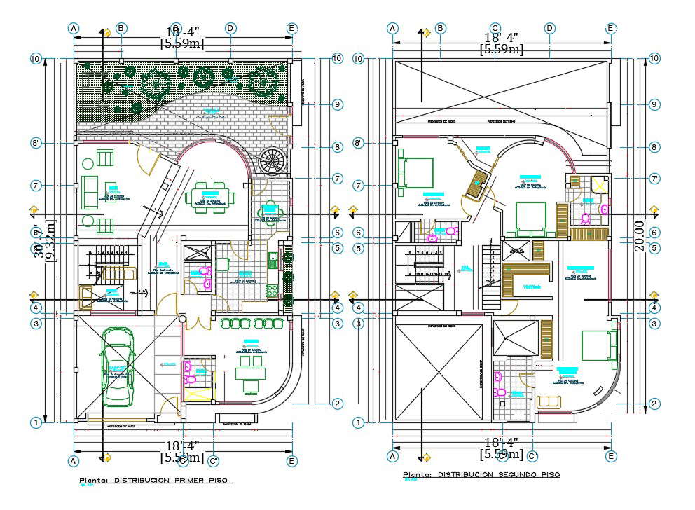 Modern Architecture House Plan AutoCAD Drawing Download DWG File - Cadbull