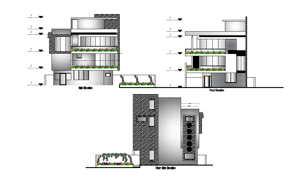 modern-autocad-house-building-elevation-design-download-dwg-file-cadbull