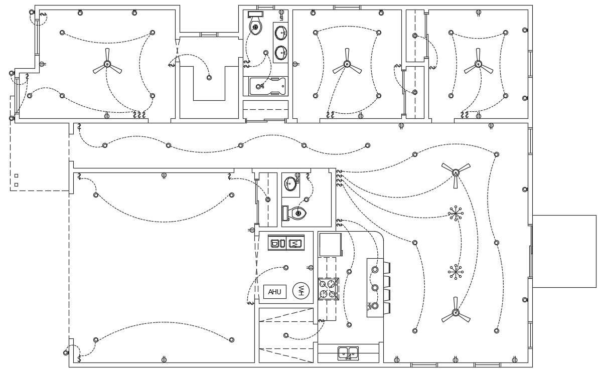 Modern house electrical layout cad drawing is given in this cad file ...