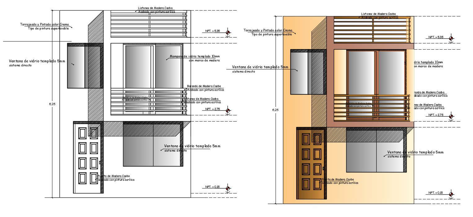 modern-house-elevation-is-given-in-this-cad-file-download-this-2d-cad-file-now-cadbull