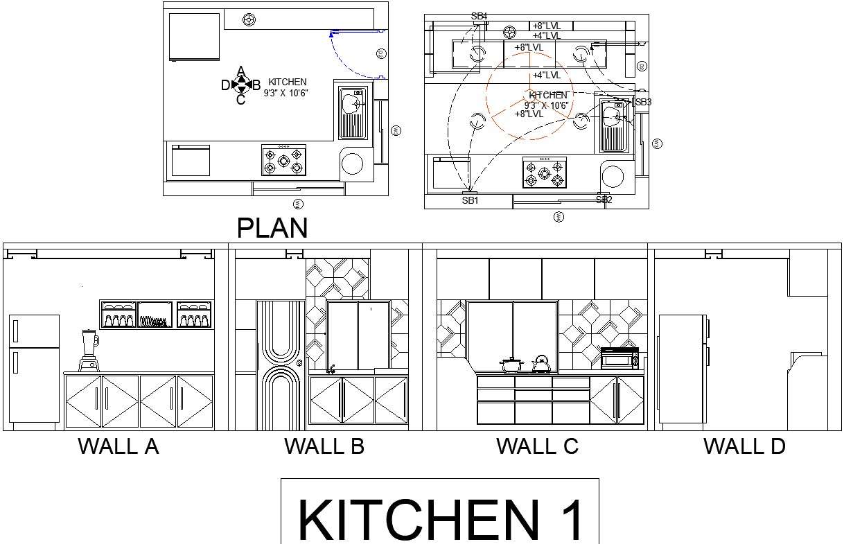 modern kitchen calander wall
