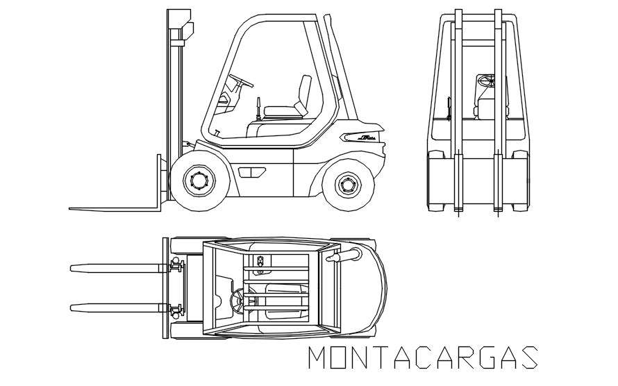 Montacargas Block Detail In Autocad Dwg File Cadbull | The Best Porn