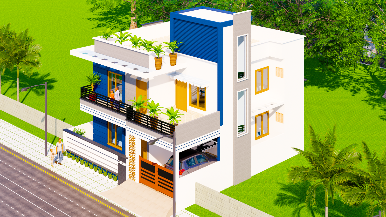 Namma Family Builder - Low Budget house elevation design Images - 2022 -  Namma Family