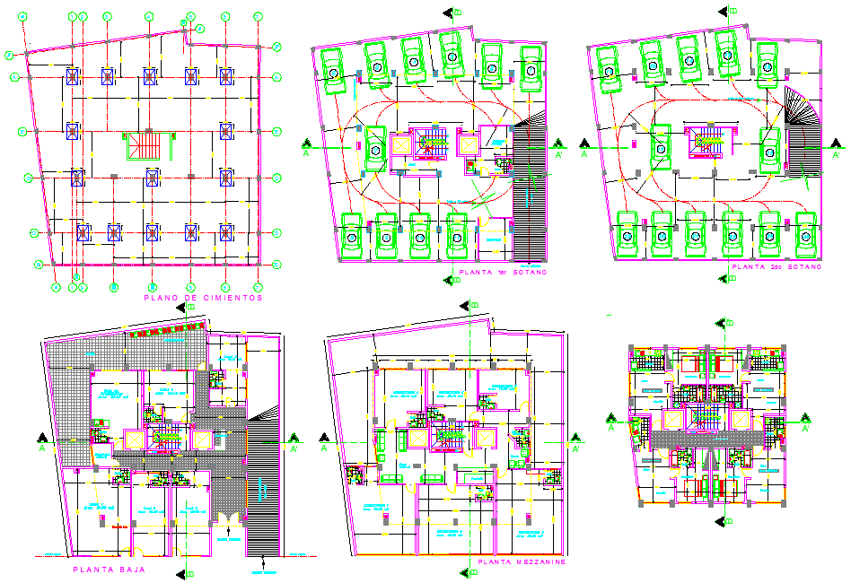 Multi- storey Building 17 floors - Cadbull