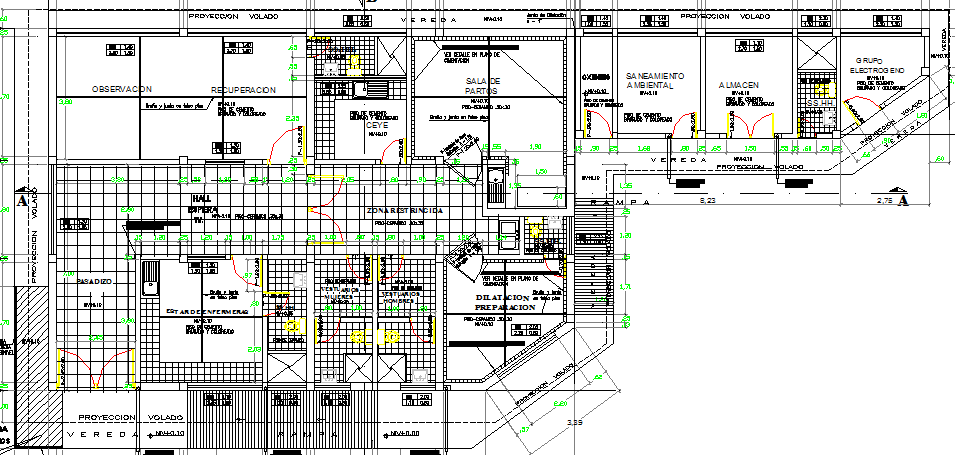 Multi Specialty Hospital Architecture Plan And Design Dwg File Cadbull
