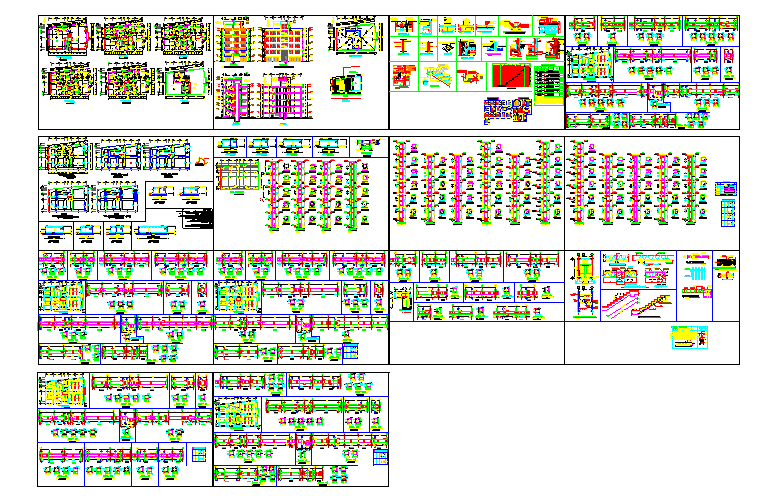 Multi-family building 4 levels - Cadbull