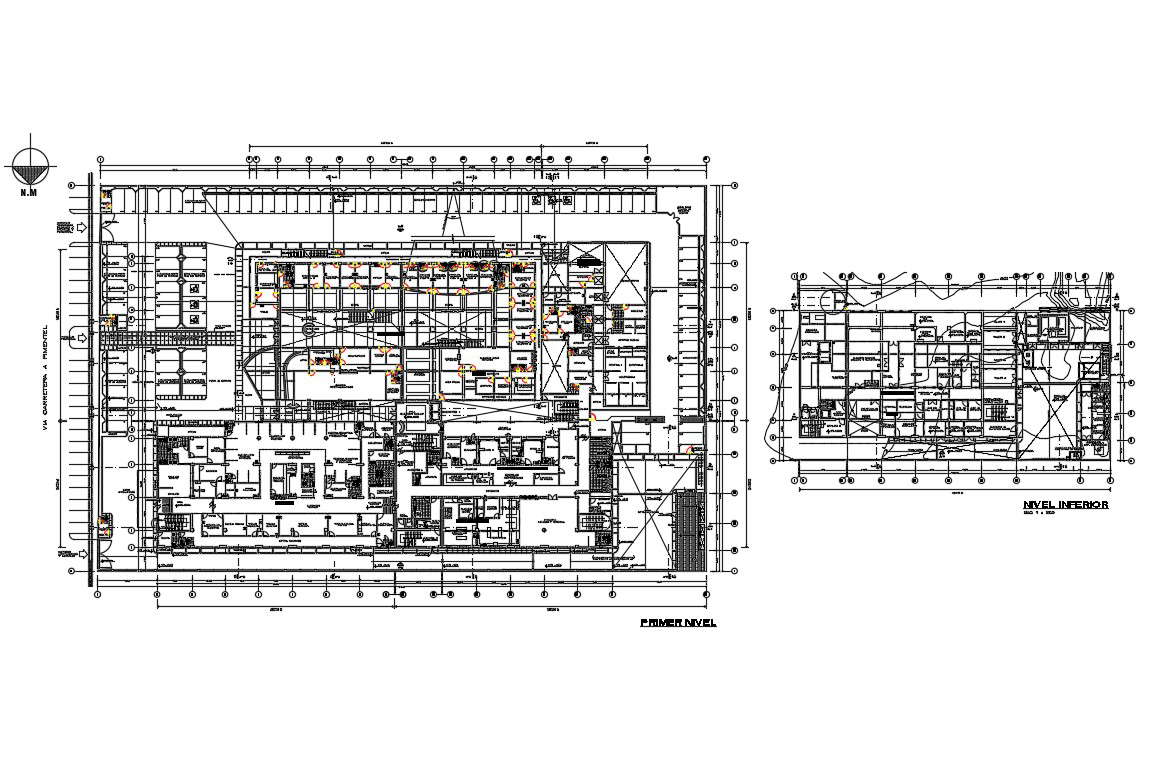 Multi Specialist Hospital Building Floor Plan Cad Drawing Details Dwg File Cadbull 8083