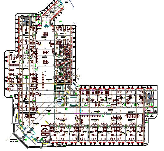 Multispecialty hospital architecture layout plan details