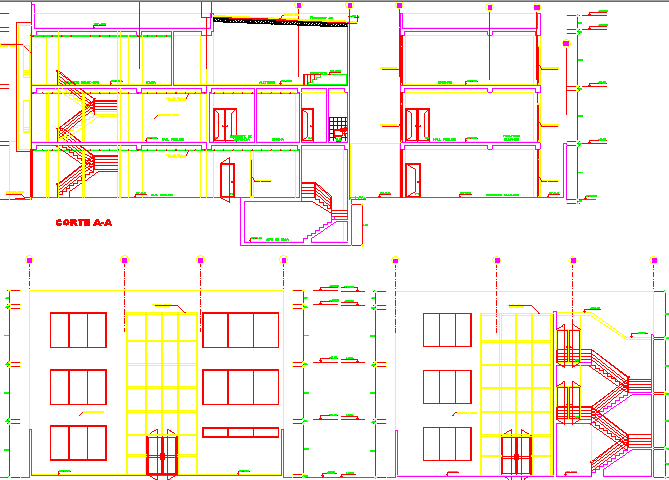 Multi Storey Building Design Plan In Dwg File Cadbull 3434