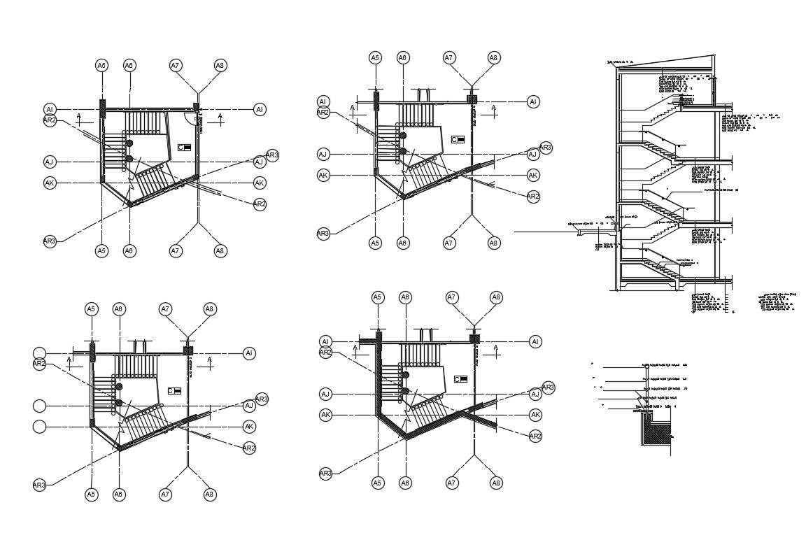 multi-story-building-s-staircases-constructive-sectional-details-dwg