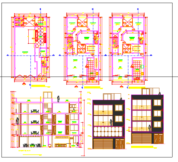 Multifamily Building - Cadbull