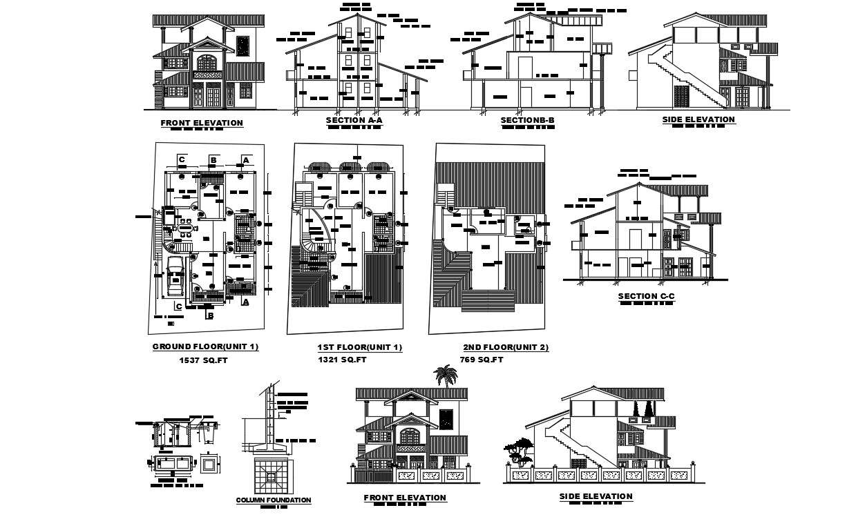 multifamily-housing-plans-cadbull