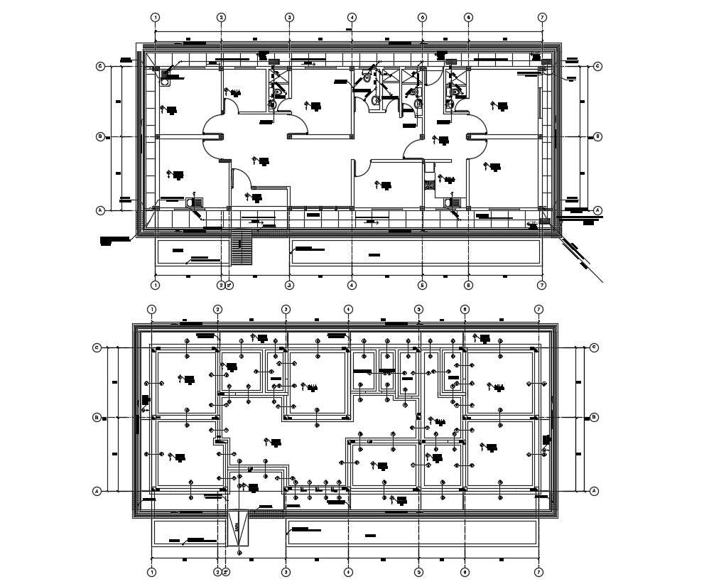Multiple Hospital Plan With Detail Dimension In Dwg File Cadbull