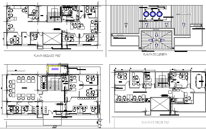  Municipal  office building  floor plan  layout details dwg 