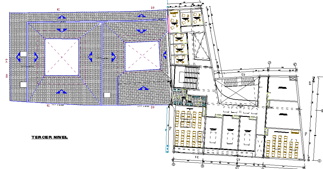 Musical school layout plan dwg file - Cadbull