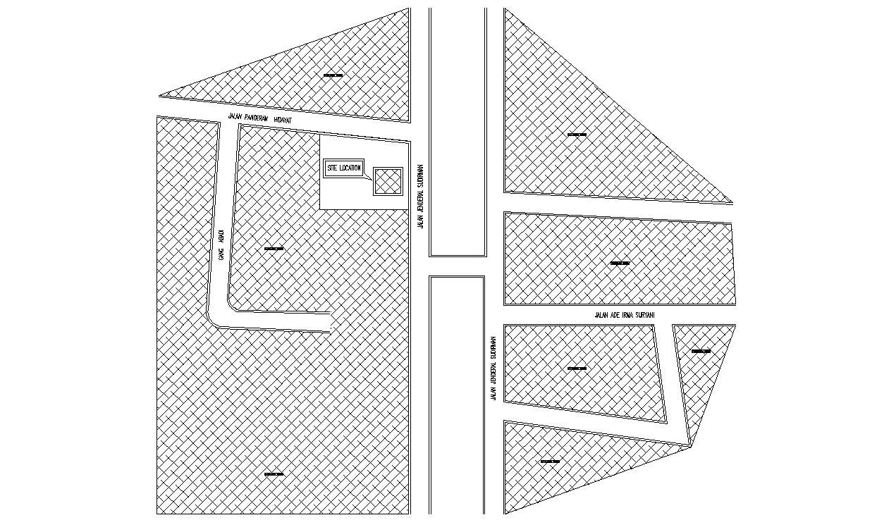 Normal Site Layout Plan Download Dwg File Free Cadbull