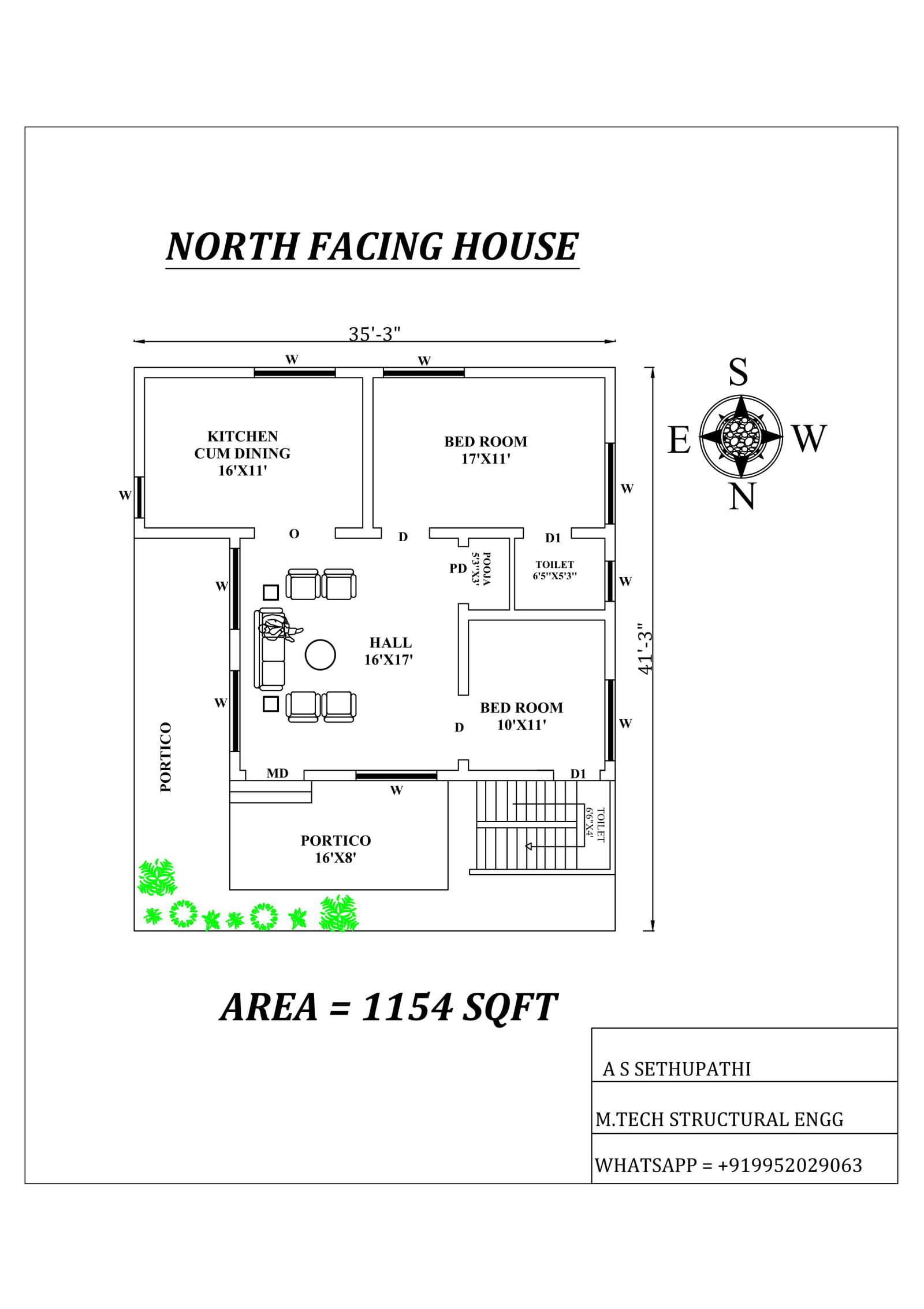 30 X40 North Facing House Plan Is Given As Per Vastu - vrogue.co