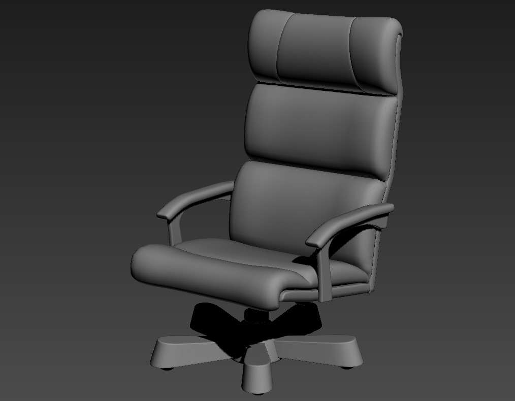 Office Furniture Chair Block 3ds Max File Free Download - Cadbull