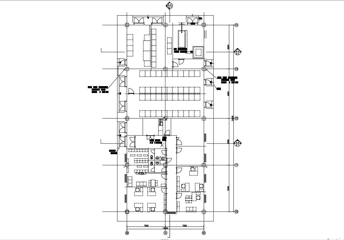 Office Layout Plan Auto CAD File Free Download - Cadbull