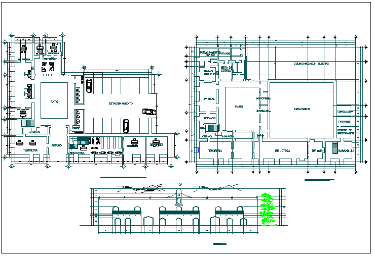 Office building plan view detail dwg file - Cadbull