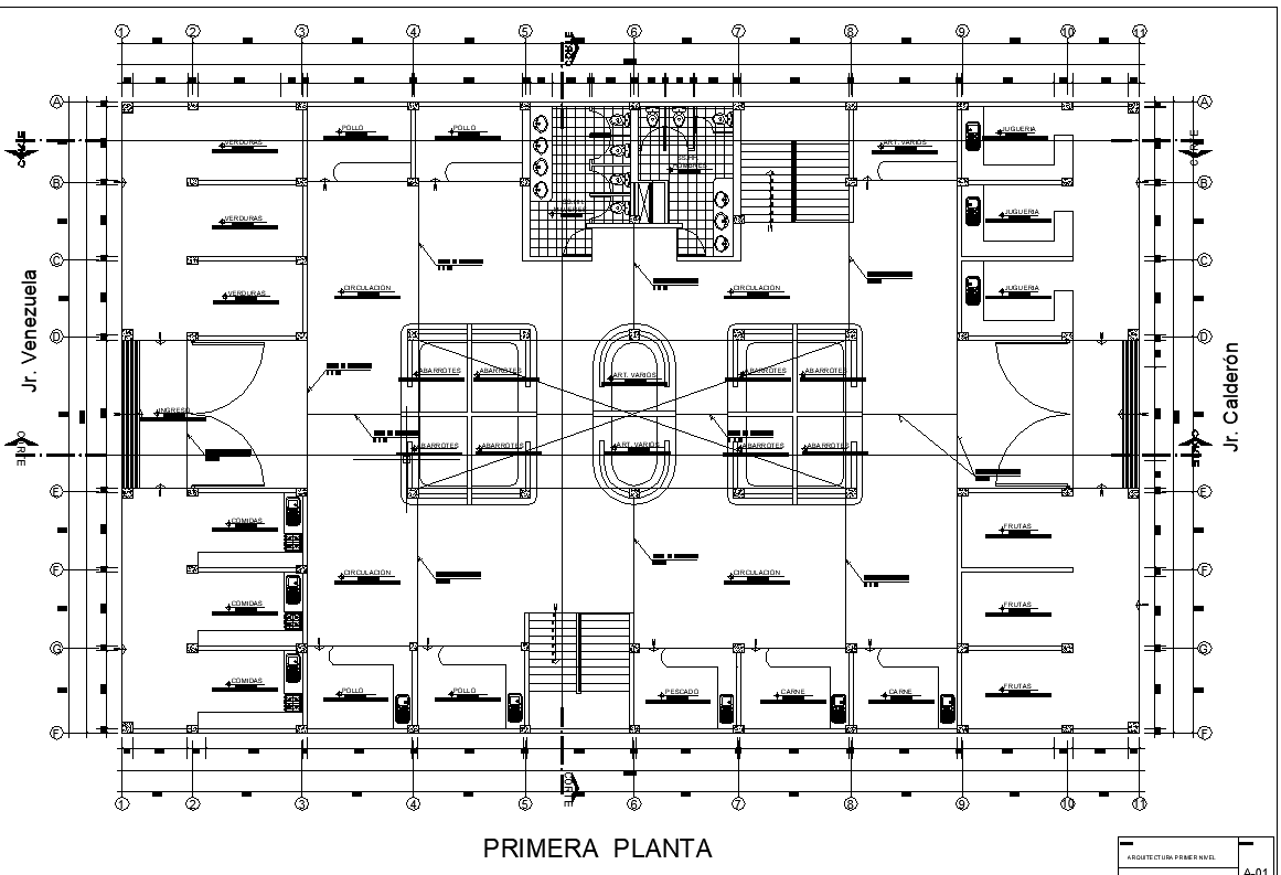 Office plan detail dwg file - Cadbull