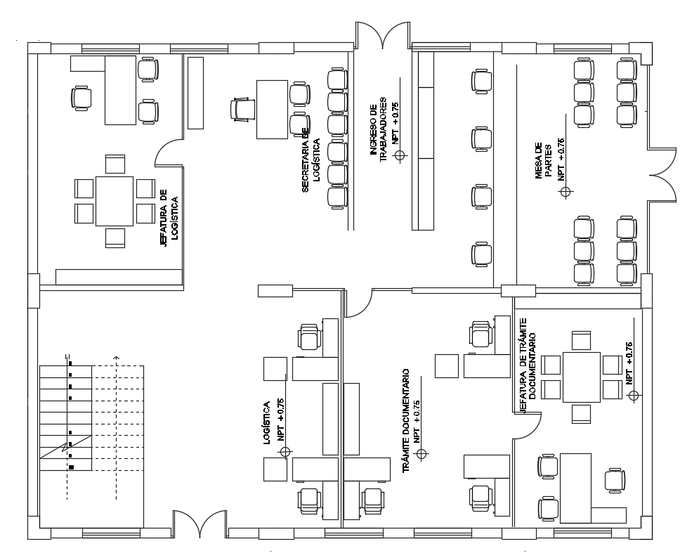 Office Floor Plan Drawing - floorplans.click