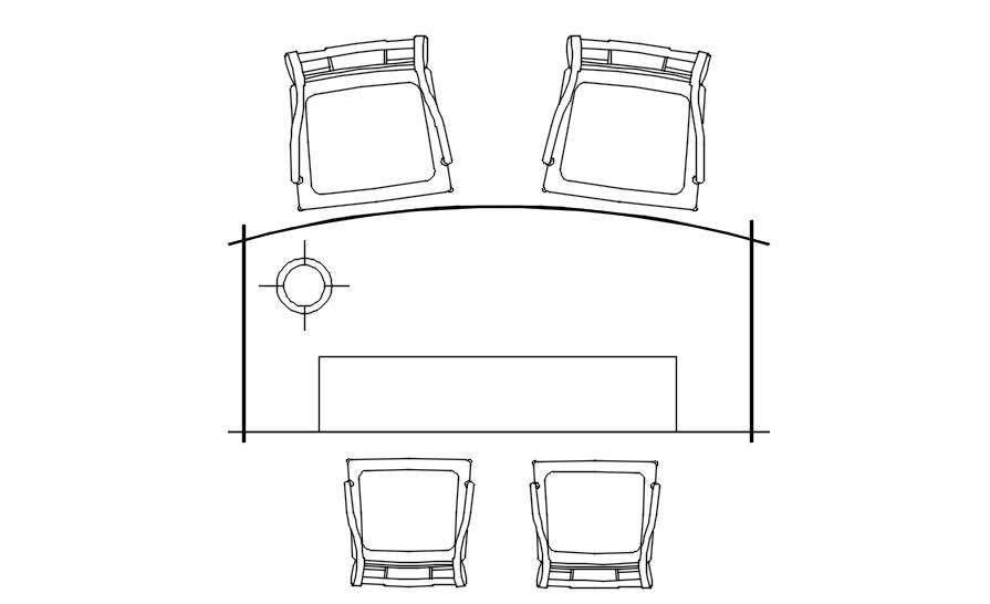 Office desk design in AutoCAD 2D, dwg file, CAD file - Cadbull