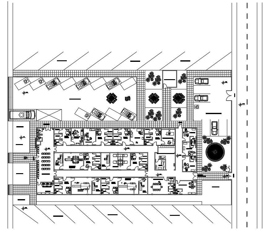 Office floor Furniture plan drawing derived in this file. Download this ...