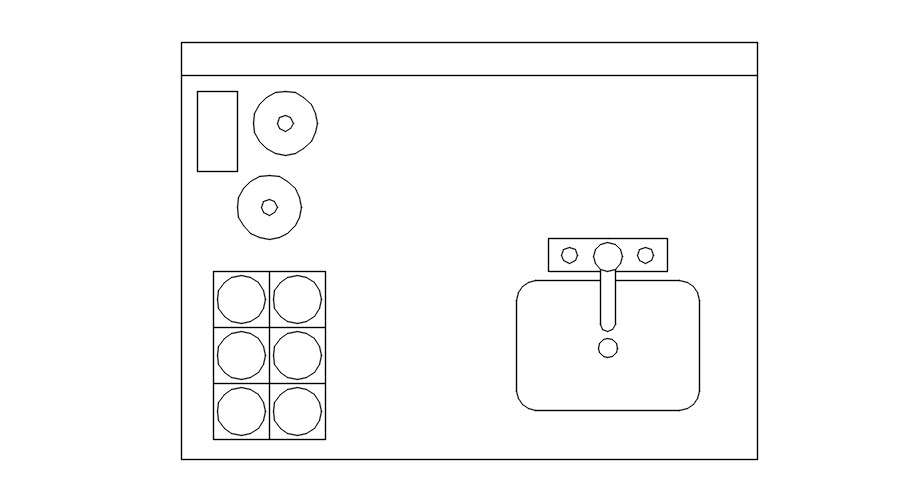 Office pantry layout 2d cad block in AutoCAD, dwg file. - Cadbull