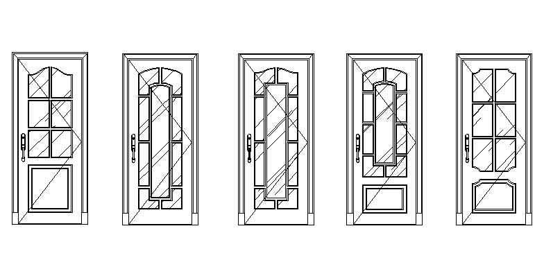 Panelled type of door detailing - Cadbull