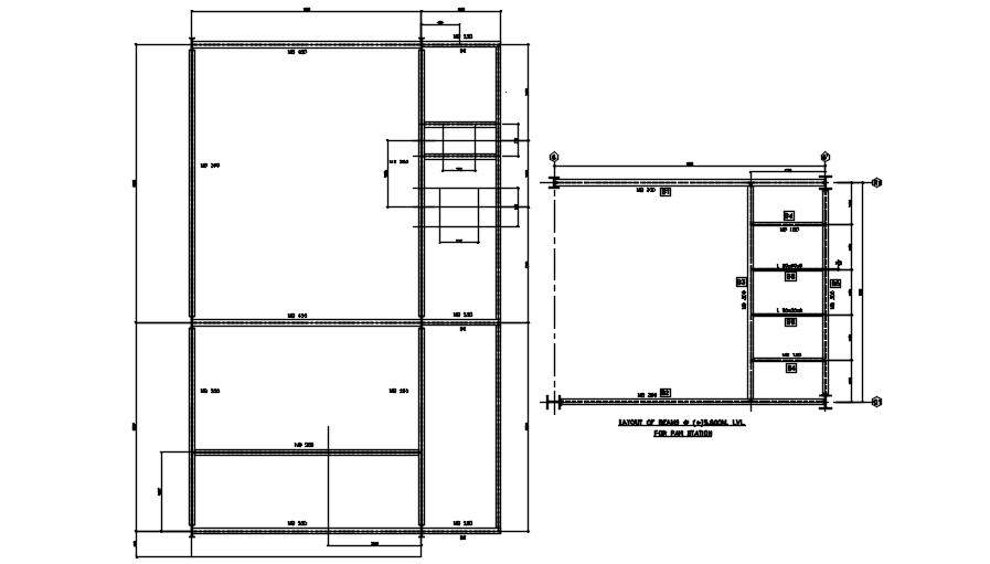 Pan station layout drawing. Download autocad file | CADBULL - Cadbull