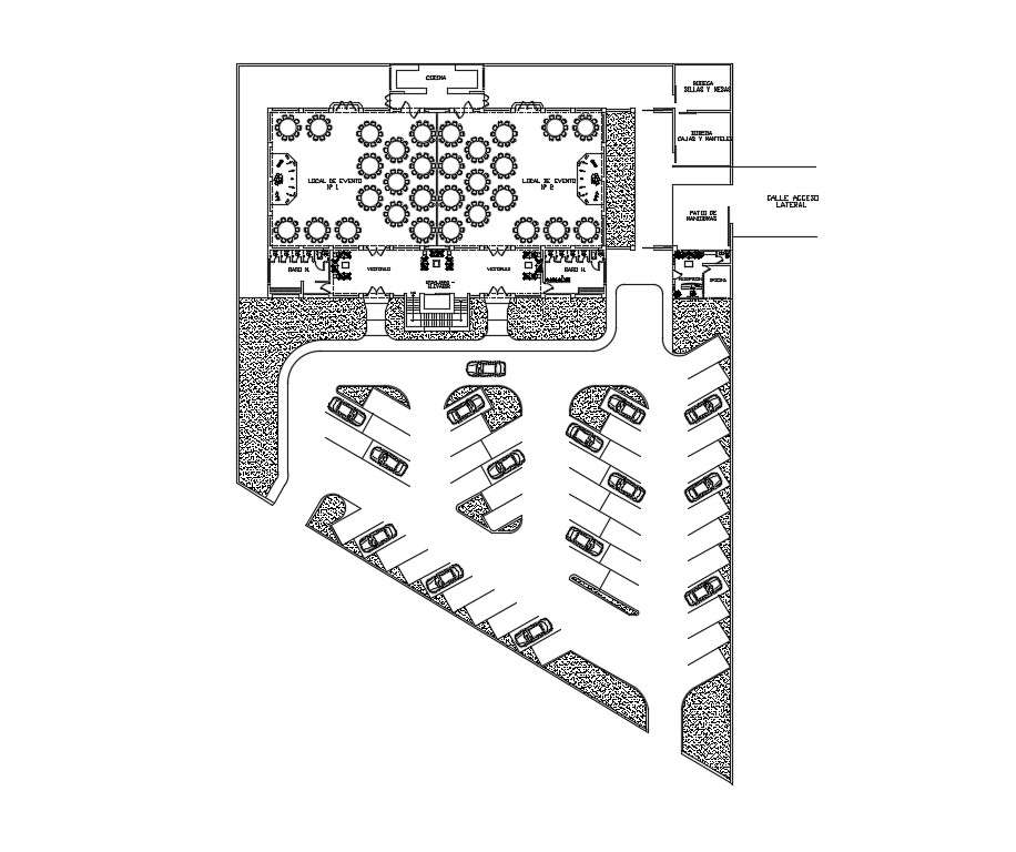 Parking Area Design In Dwg File Cadbull