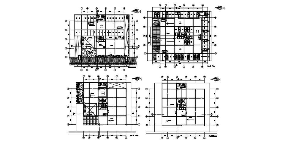 Parking Layout Plan In AutoCAD File - Cadbull