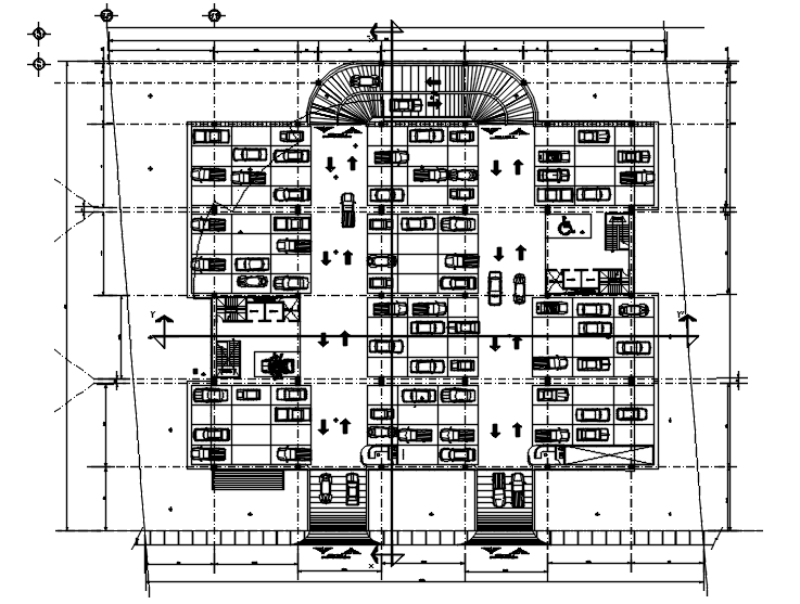 download-free-parking-layout-plan-in-dwg-file-cadbull
