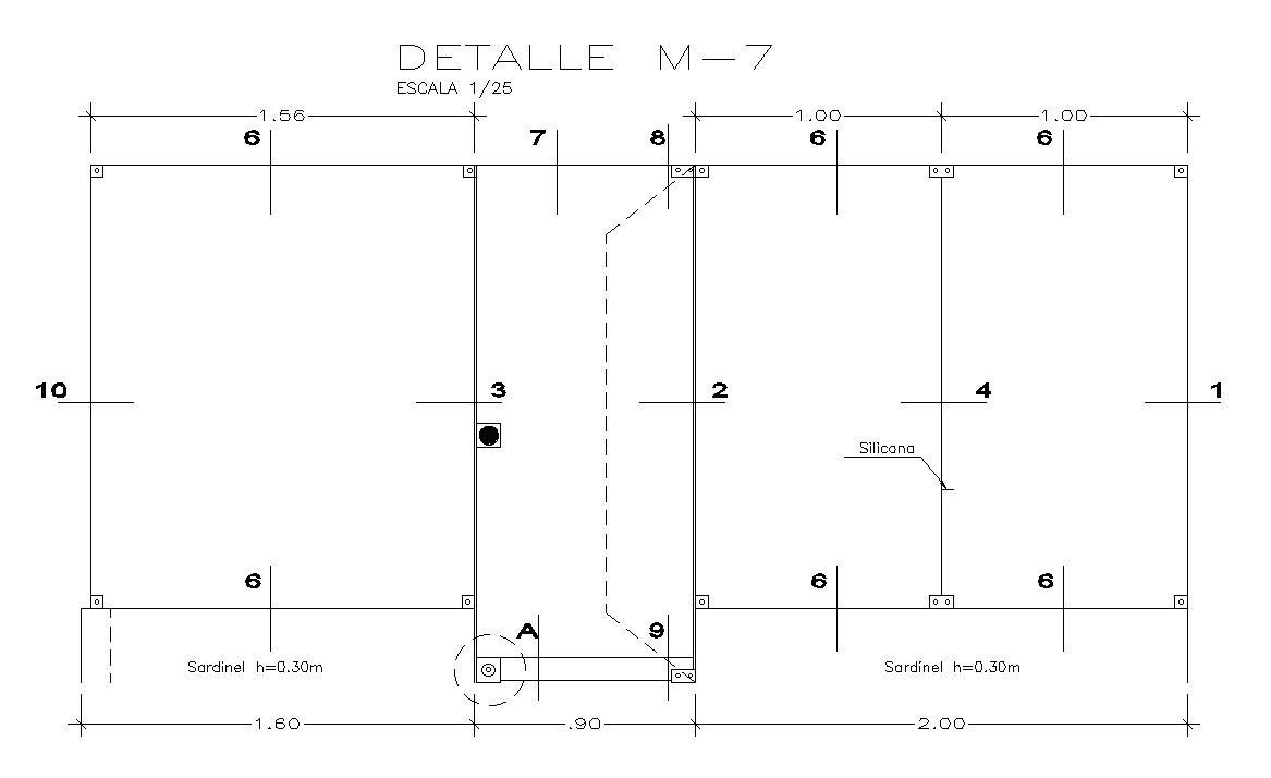 Partition design cad drawing is given in this cad file. Download this ...