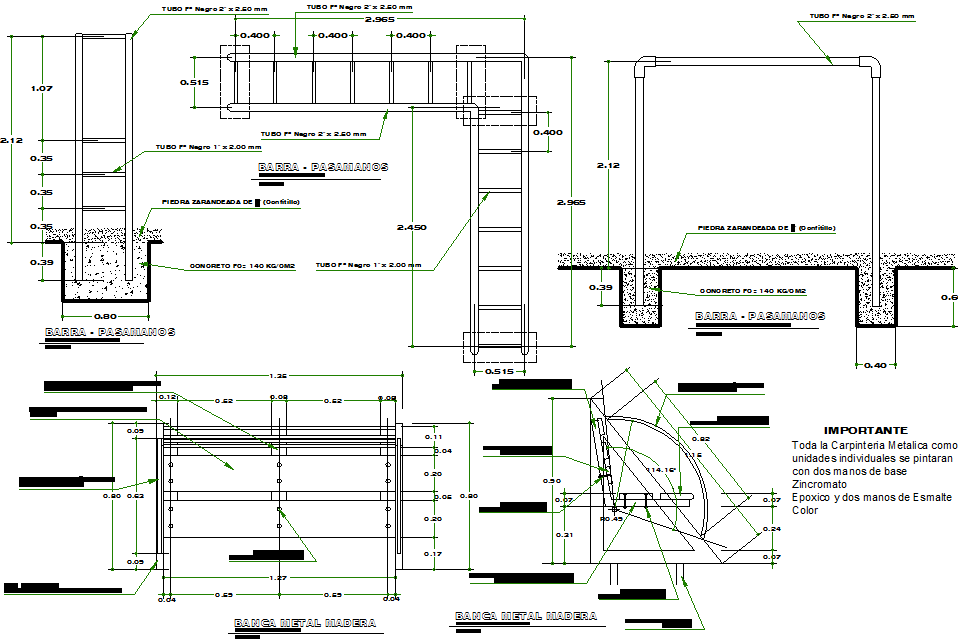 Perogola sectional detail dwg file - Cadbull