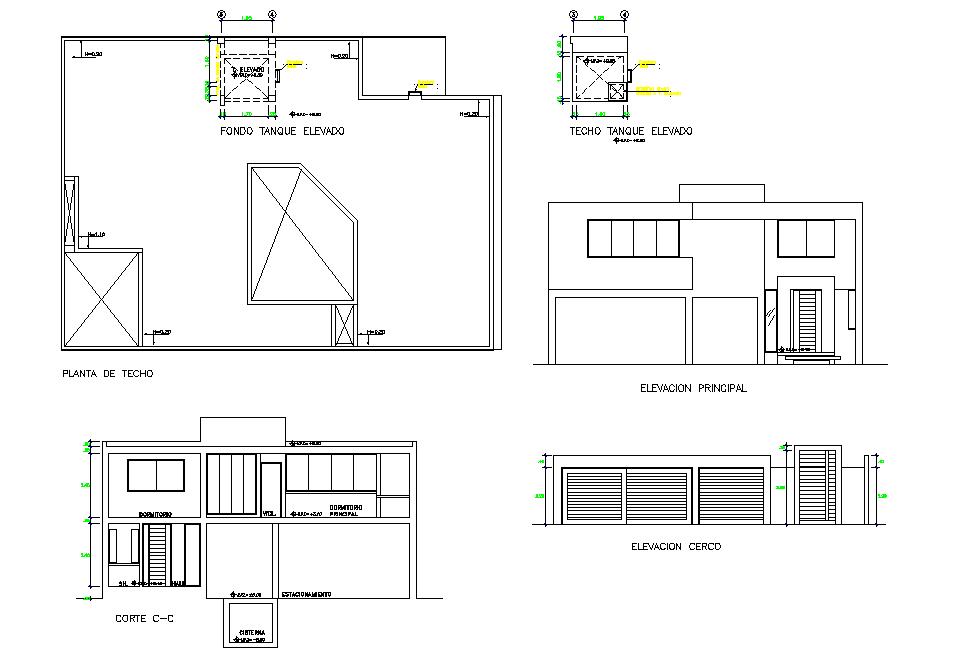 plan-elevation-and-section-living-home-plan-autocad-file-cadbull