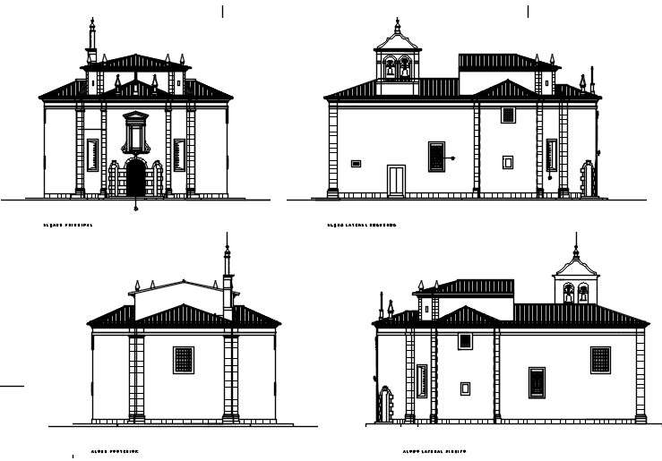 plan-and-elevation-of-the-chapel-cadbull