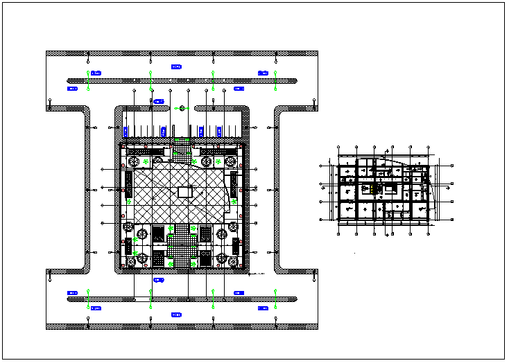 Plan Layout Of Office Building View Detail Dwg File - Cadbull