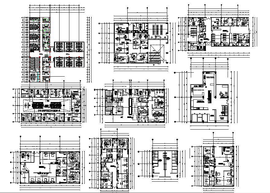 Clinic design plan in AutoCAD - Cadbull