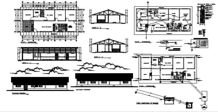 Building Plan Design In AutoCAD File - Cadbull