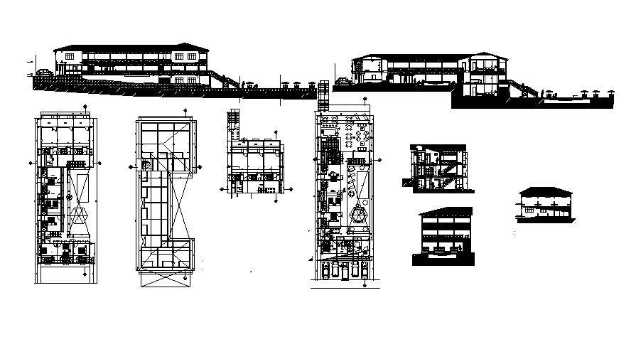 plan-of-guest-house-12-50mtr-42-84mtr-with-elevation-and-section-in-dwg