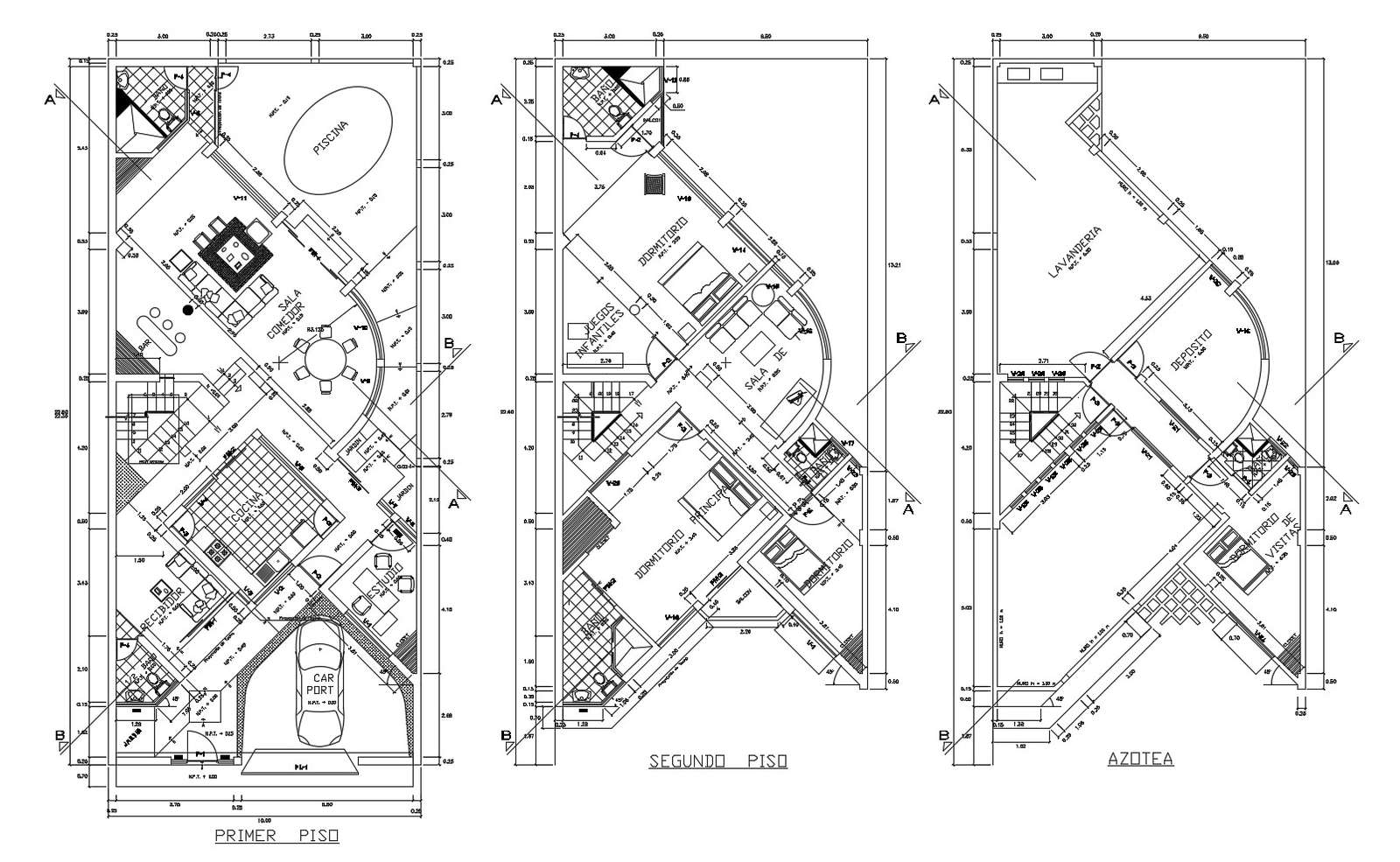 download-free-house-plans-design-in-autocad-file-cadbull