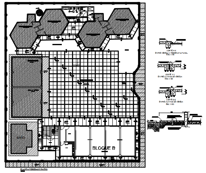 School Building Drawing Plan