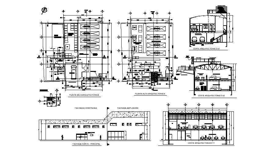 Plan Of The Industrial Warehouse With Detail Dimension In AutoCAD Cadbull