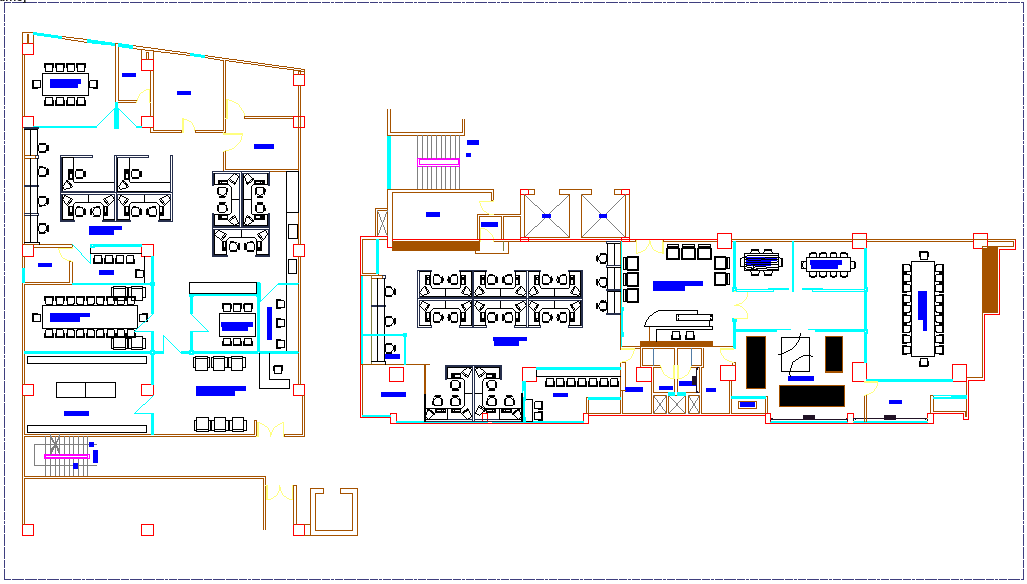 Plan of uday tower - Cadbull