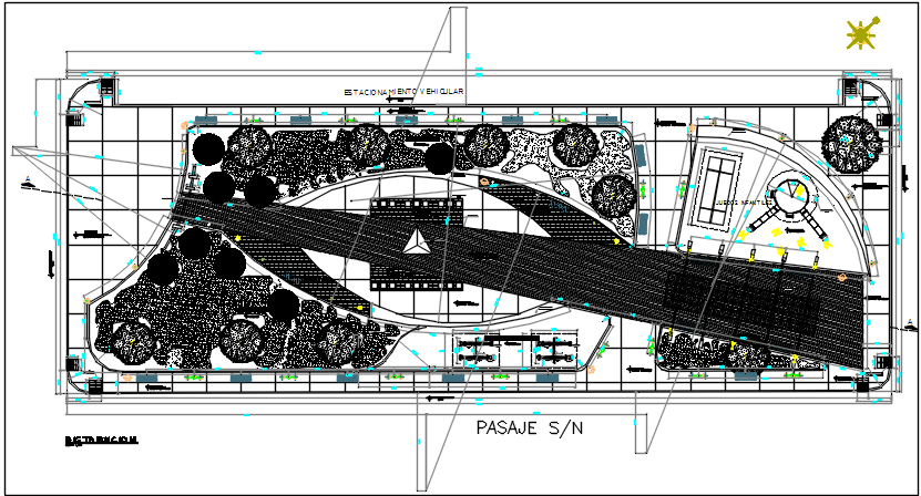 Planning detail of dwg file - Cadbull